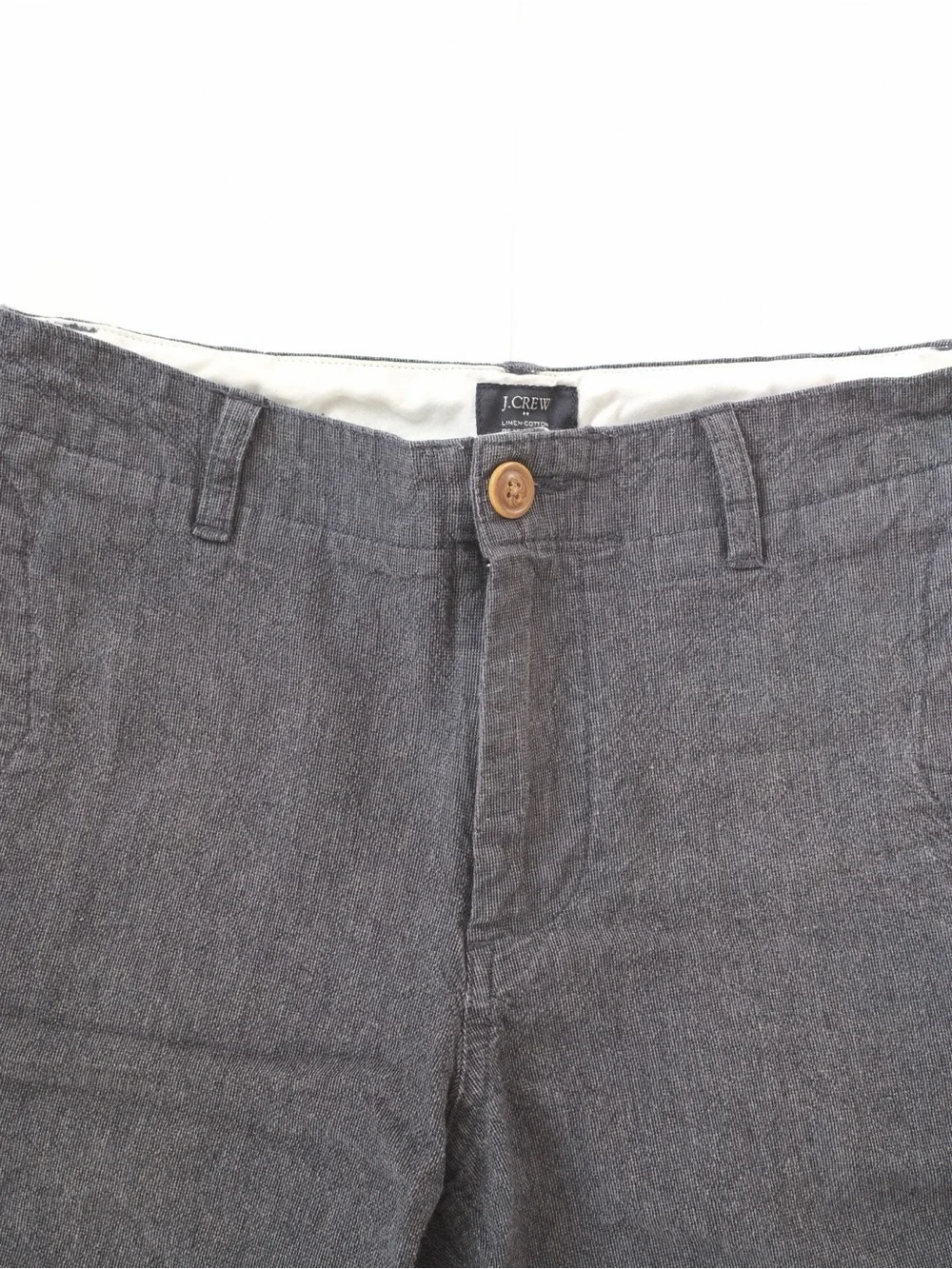 Jcrew Blue Linen Cotton Beach Shorts - Size Mens 29W